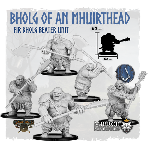 Bholg of an Mhuirthead, Fir Bholg Beater Unit (5x warriors)