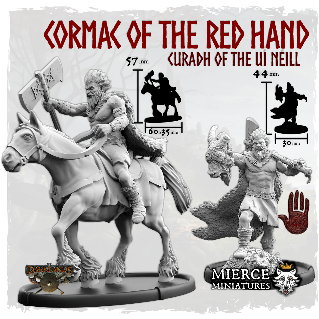 Cormac of the Red Hand, Curadh of the Uí Néill on Foot and on Horse