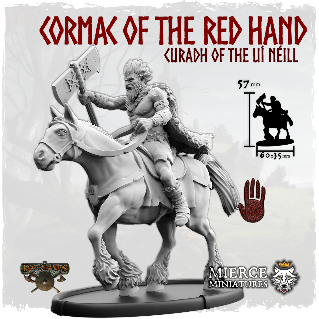 Cormac of the Red Hand, Curadh of the Uí Néill on Horse