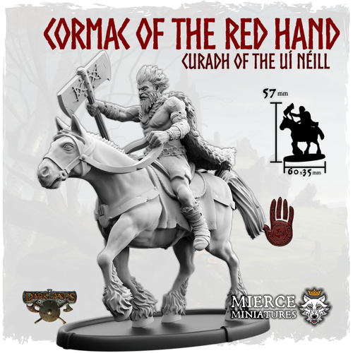 Cormac of the Red Hand, Curadh of the Uí Néill on Horse
