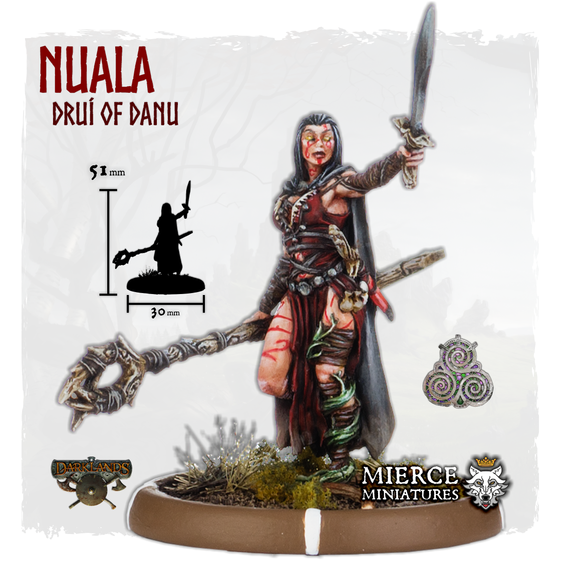 Nuala, Druí of Danu on Foot