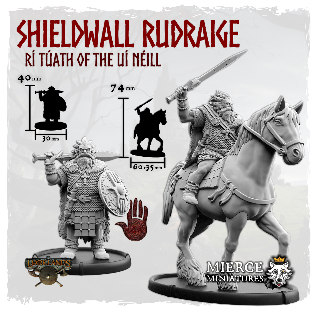 Rudraige the Fat, Rí Túath of the Uí Néill on Foot and on Horse