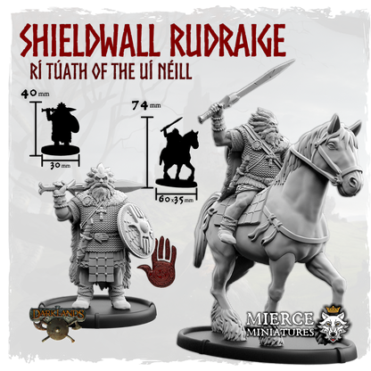 Rudraige the Fat, Rí Túath of the Uí Néill on Foot and on Horse