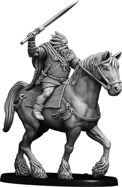 Rudraige the Fat, Rí Túath of the Uí Néill on Horse