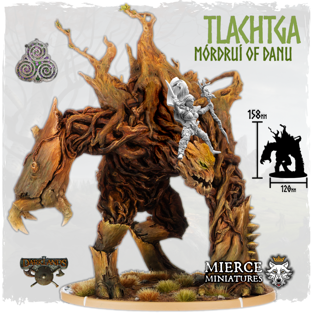 Tlachtga, Mórdruí of Danu on Root Beast