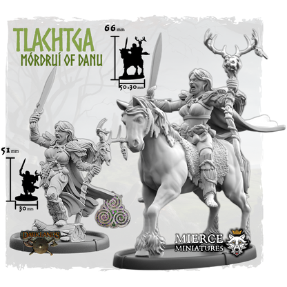 Tlachtga, Mórdruí of Danu on Foot and on Pony