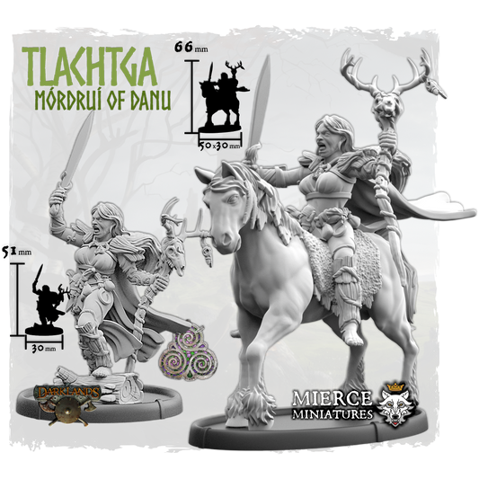 Tlachtga, Mórdruí of Danu on Foot and on Pony