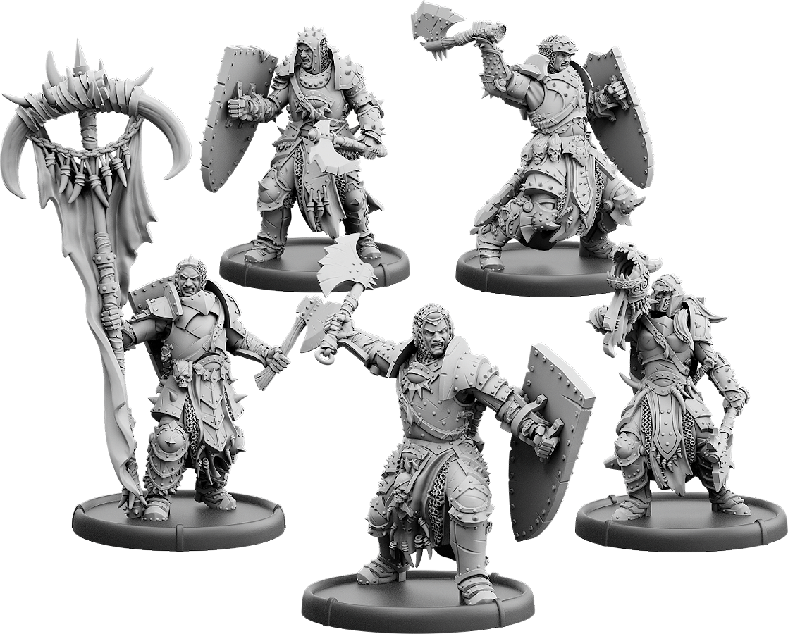 The Eye Ascendant, Shieldwall Warrior of Baalor Unit (5x warriors w cmd)