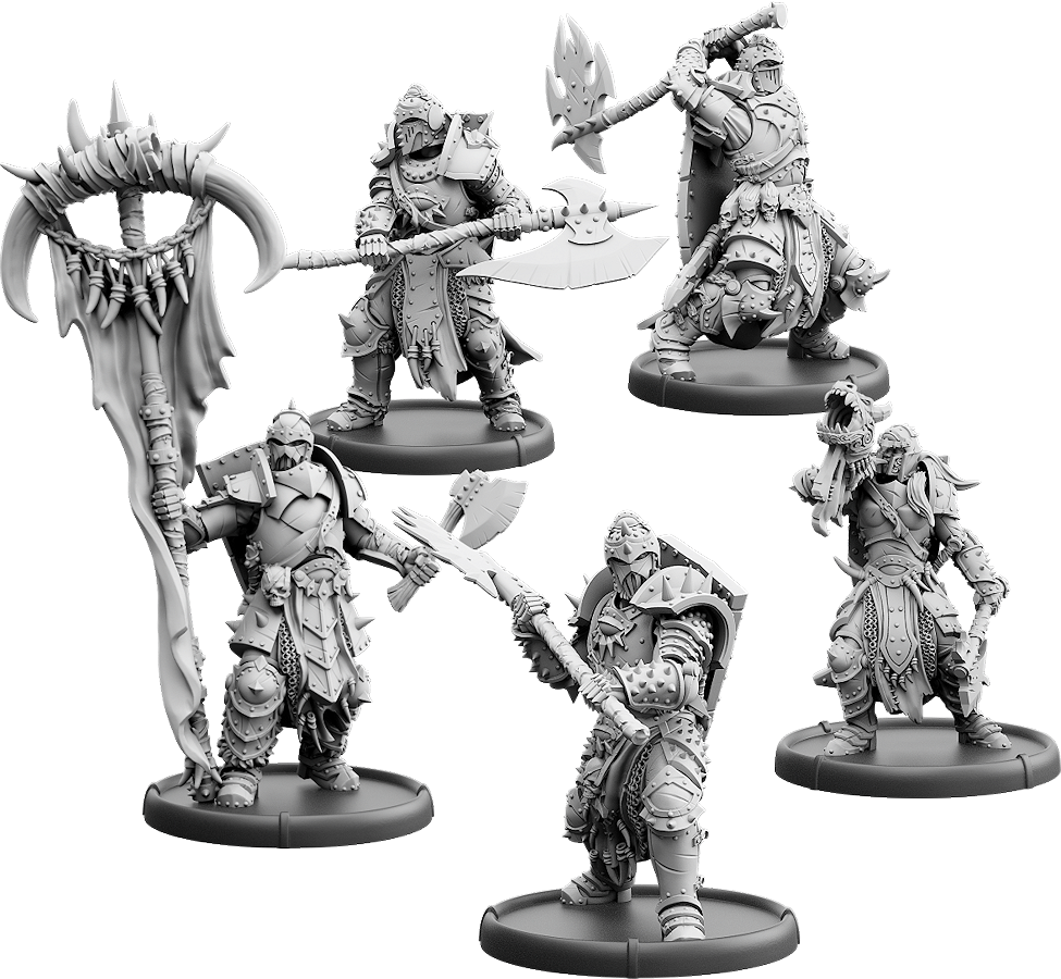 The Eye Arisen, Great Axe Warrior of Baalor Unit (5x warriors w cmd)