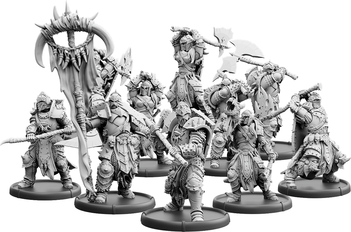 The Eye Arisen, Great Axe Warrior of Baalor Unit (10x warriors w cmd)
