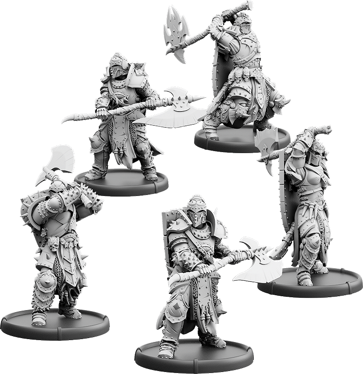 The Eye Arisen, Great Axe Warrior of Baalor Unit (5x warriors)