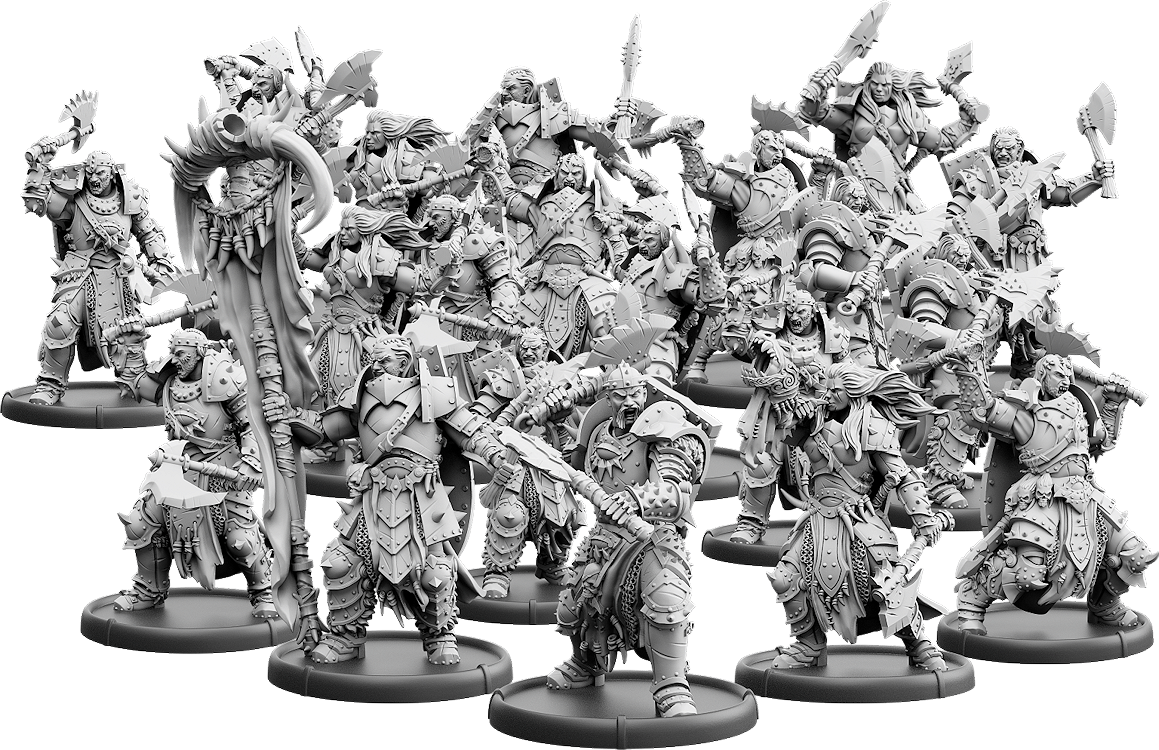The Eye Angered, Two Axe Warrior of Baalor Unit (20x warriors w cmd)