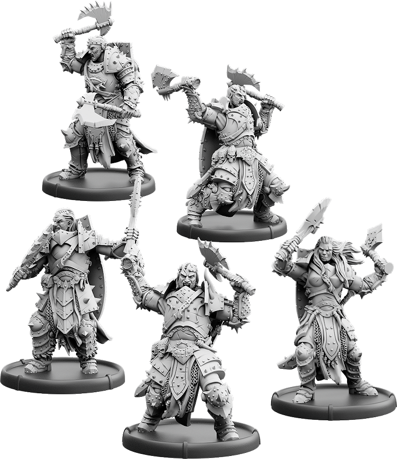 The Eye Angered, Two Axe Warrior of Baalor Unit (5x warriors)
