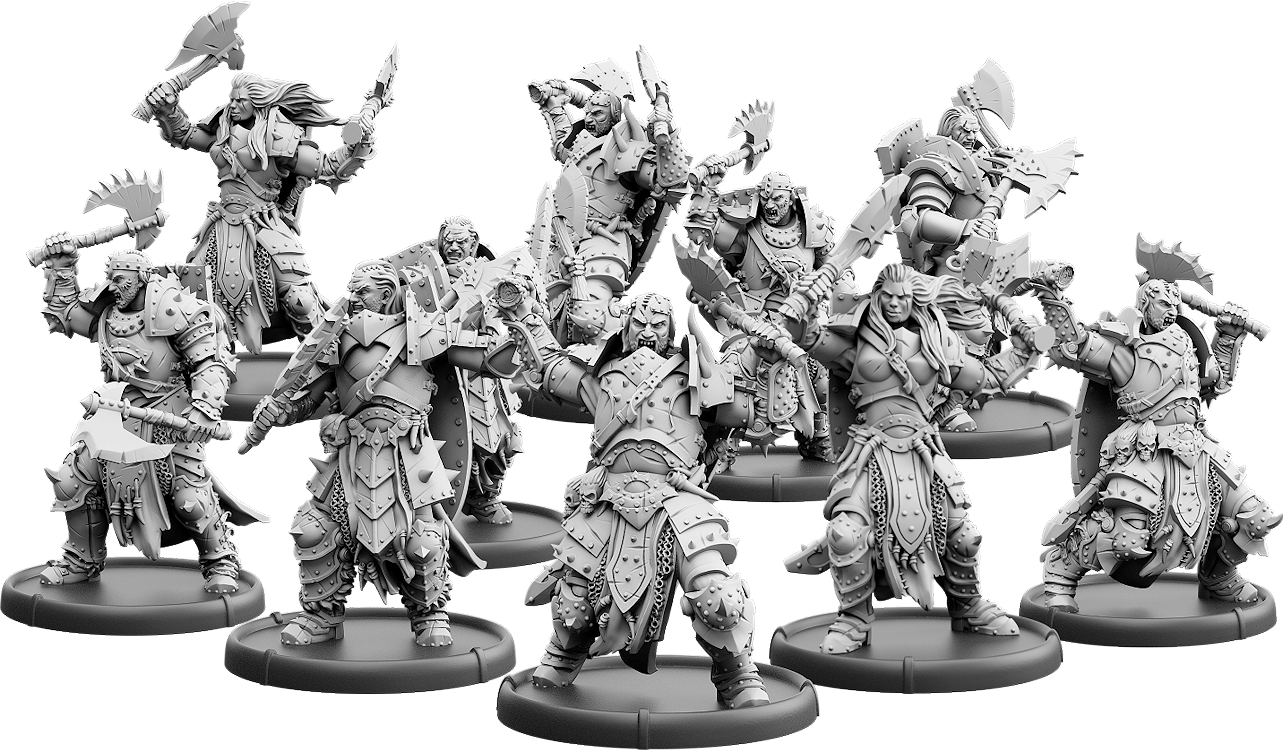 The Eye Angered, Two Axe Warrior of Baalor Unit (10x warriors)