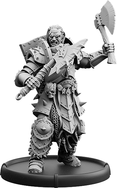 Taanu, Two Axe Warrior of Baalor