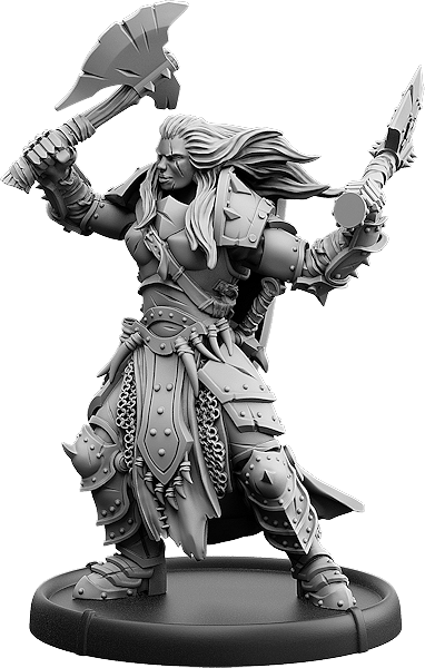 Janaa, Two Axe Warrior of Baalor