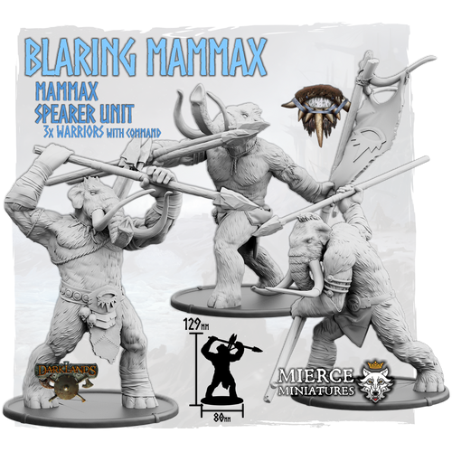 Blaring Mammax, Mammax Spearer Unit (3x warriors w cmd)