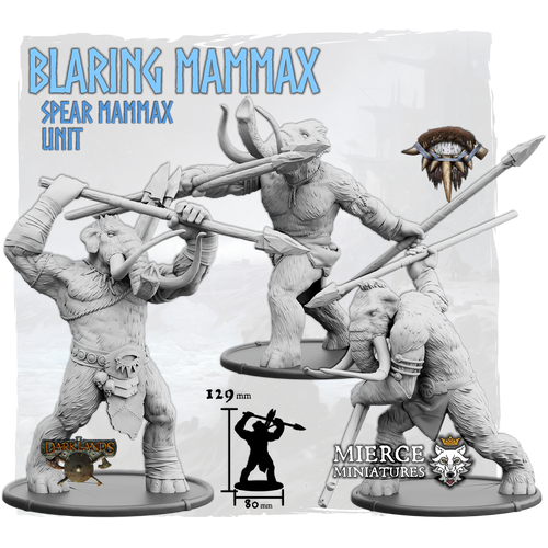 Blaring Mammax, Spear Mammax Unit (3x warriors)