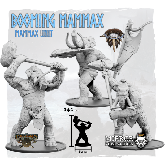 Booming Mammax, Great Club Mammax Unit (3x warriors w cmd)