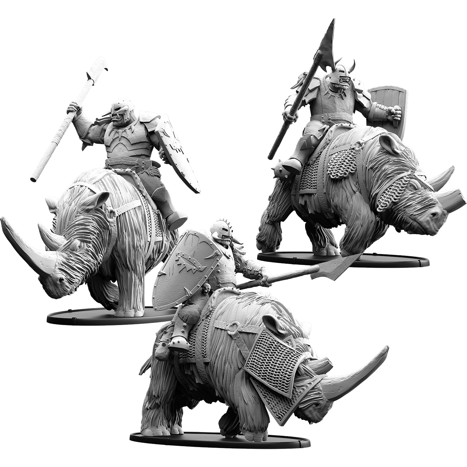 Skaag's Mob, Ograx Ravager Unit (3x warriors)