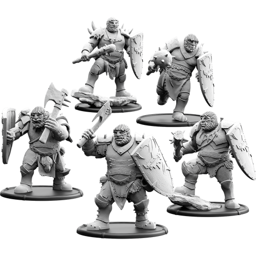 Graadon's Mob, Shieldwall Ograx of Baalor Unit (5x warriors)