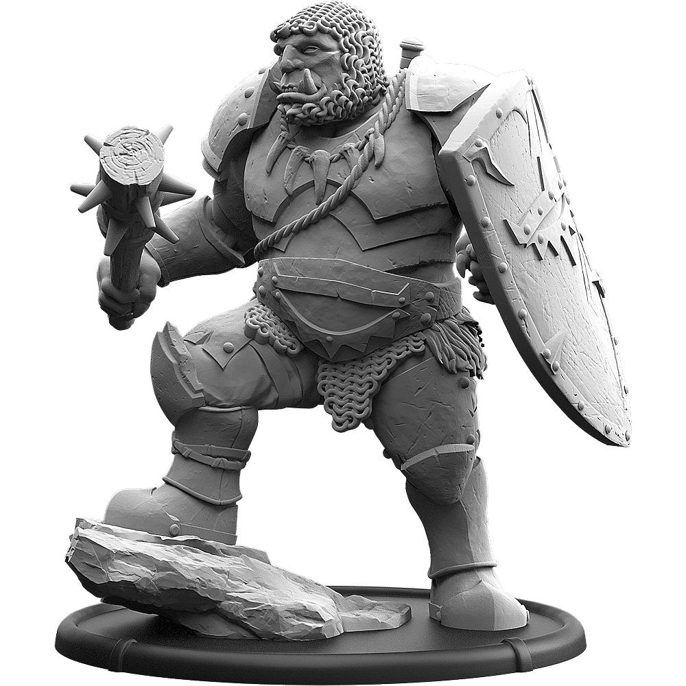 Aang, Shieldwall Ograx of Baalor Warrior