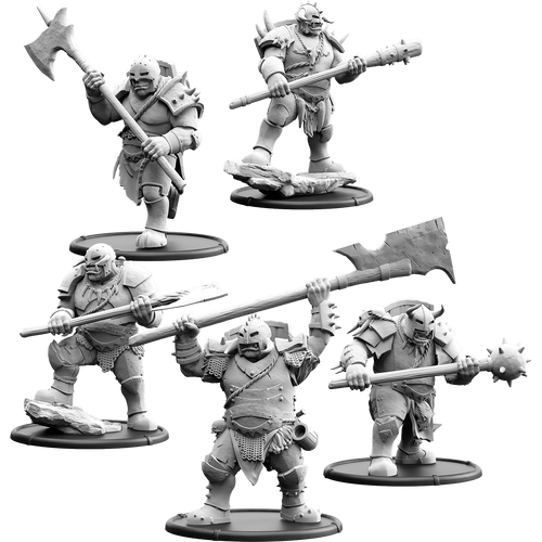 Gonraad's Mob, Great Club Ograx of Baalor Unit (5x warriors)