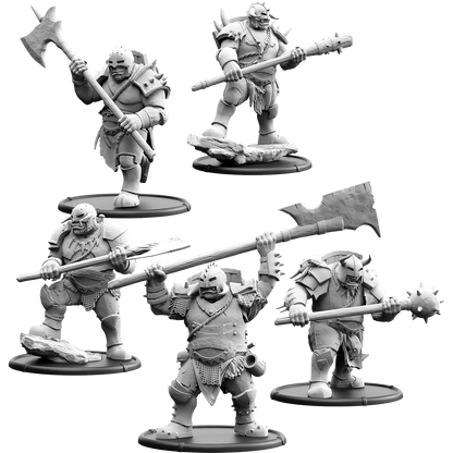 Gonraad's Mob, Great Club Ograx of Baalor Unit (5x warriors)