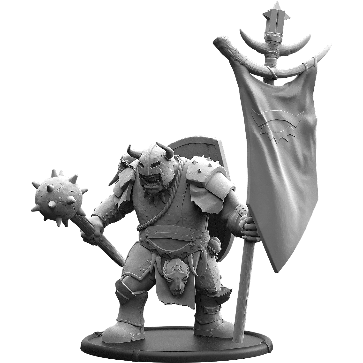 Brubaag, Great Club Ograx of Baalor Skull-Bearer