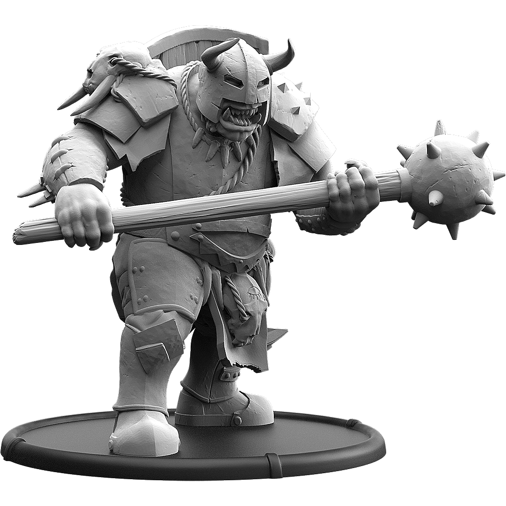Braaba, Great Club Ograx of Baalor Warrior