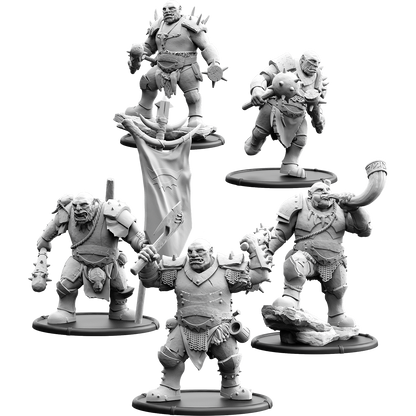 Raado's Mob, Two Club Ograx of Baalor Unit (7x warriors w cmd)