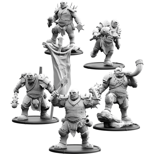 Raado's Mob, Two Club Ograx of Baalor Unit (7x warriors w cmd)