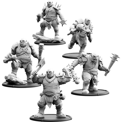 Raado's Mob, Two Club Ograx of Baalor Unit (5x warriors)