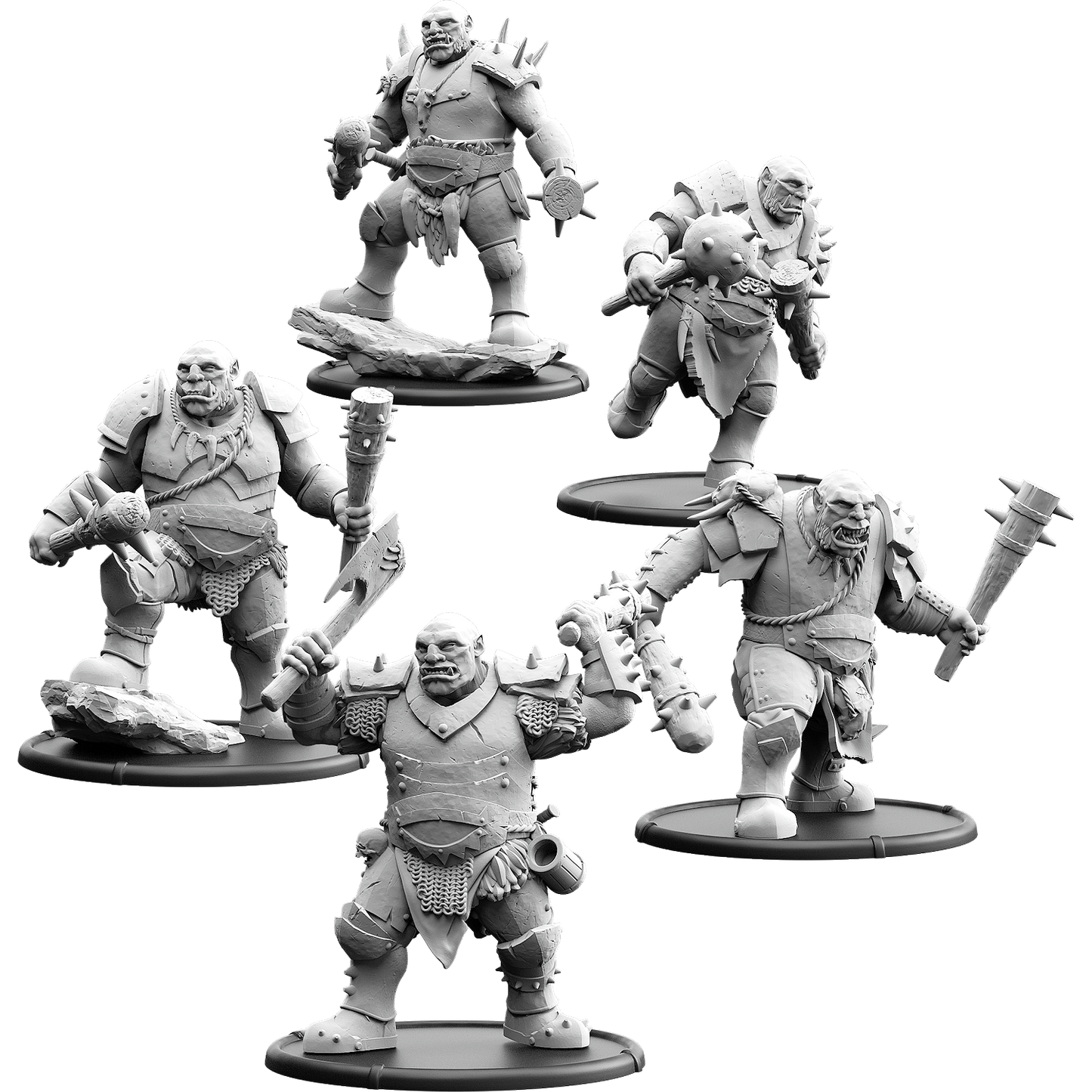 Raado's Mob, Two Club Ograx of Baalor Unit (5x warriors)
