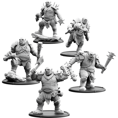 Raado's Mob, Two Club Ograx of Baalor Unit (5x warriors)
