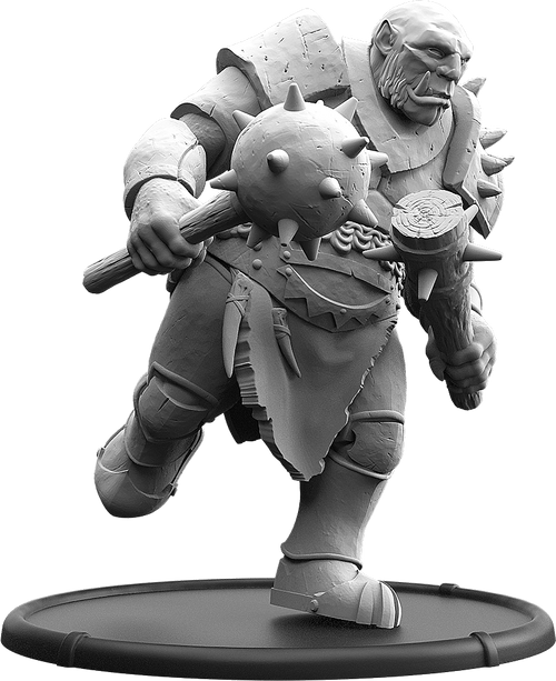 Aagon, Two Club Ograx of Baalor Warrior