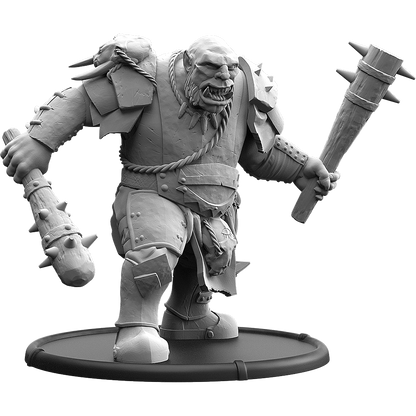 Aabag, Two Club Ograx of Baalor Warrior