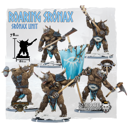 Roaring Srónax, Great Club Srónax Unit (5x warriors w cmd)