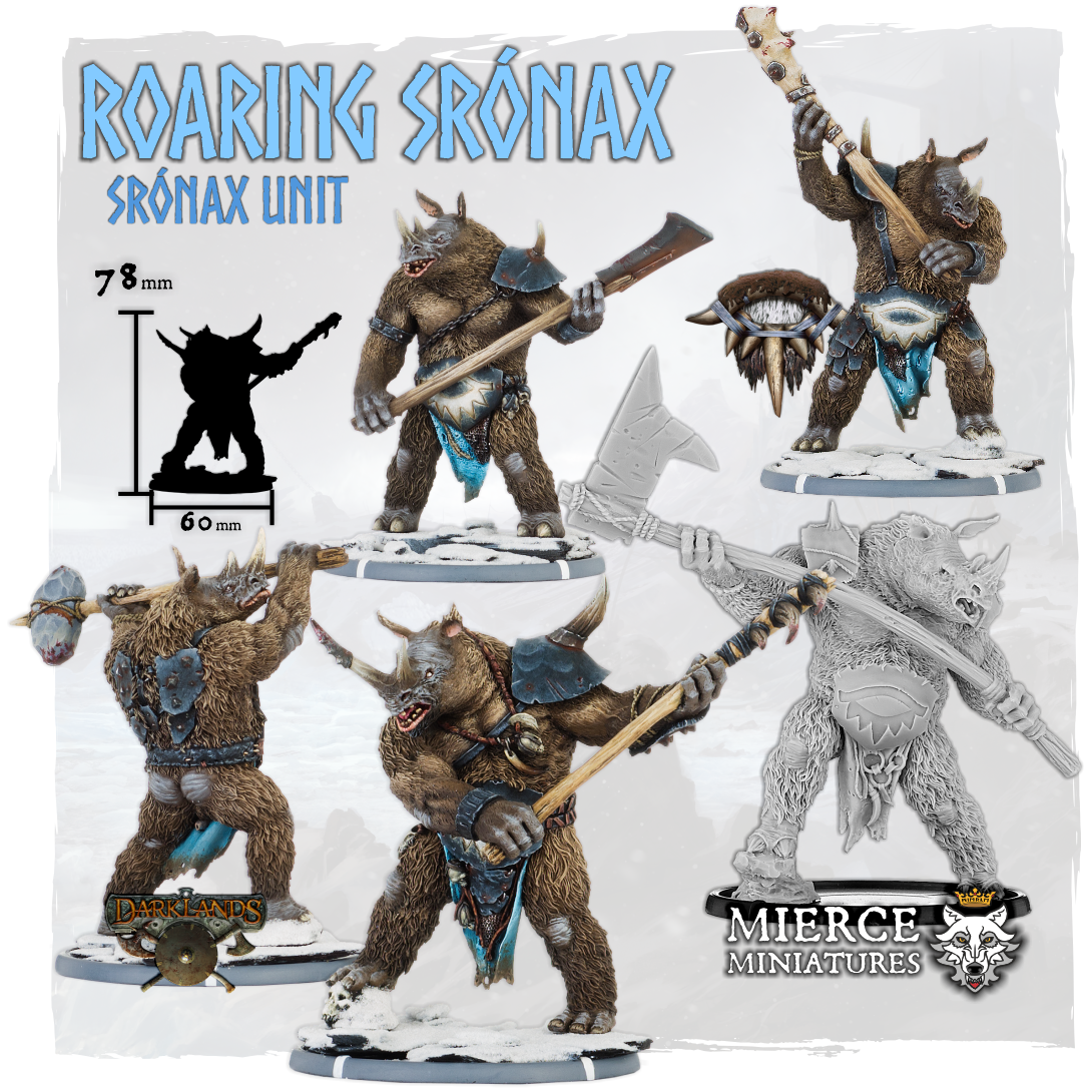 Roaring Srónax, Great Club Srónax Unit (5x warriors)