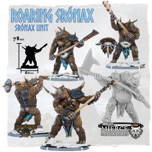 Roaring Srónax, Great Club Srónax Unit (5x warriors)