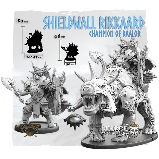 Shieldwall Rikkaard, Champion of Baalor on Foot and on Theracx