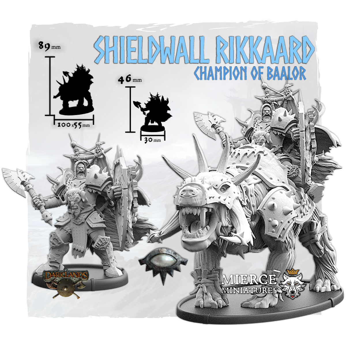 Shieldwall Rikkaard, Champion of Baalor on Foot and on Theracx