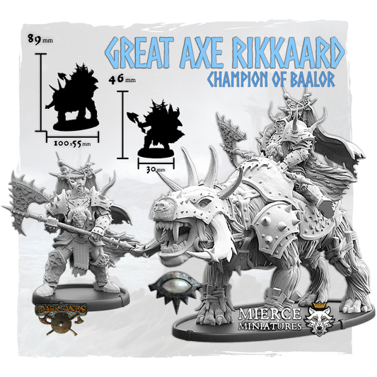 Great Axe Rikkaard, Champion of Baalor on Foot and on Theracx