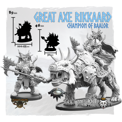 Great Axe Rikkaard, Champion of Baalor on Foot and on Theracx