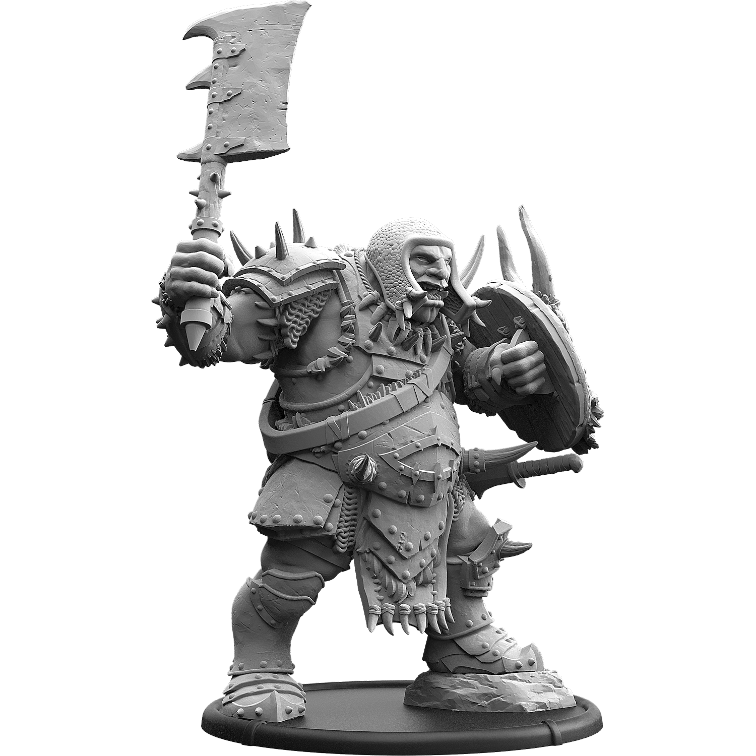 Shieldwall Haakon, Ograx of Baalor Untain on Foot