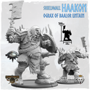 Shieldwall Haakon, Ograx of Baalor Untain on Foot