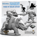 Shieldwall Haakon, Ograx of Baalor Untain on Foot and on Srónocx