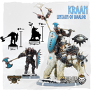 Kraan, Untain of Baalor on Foot and on Bear