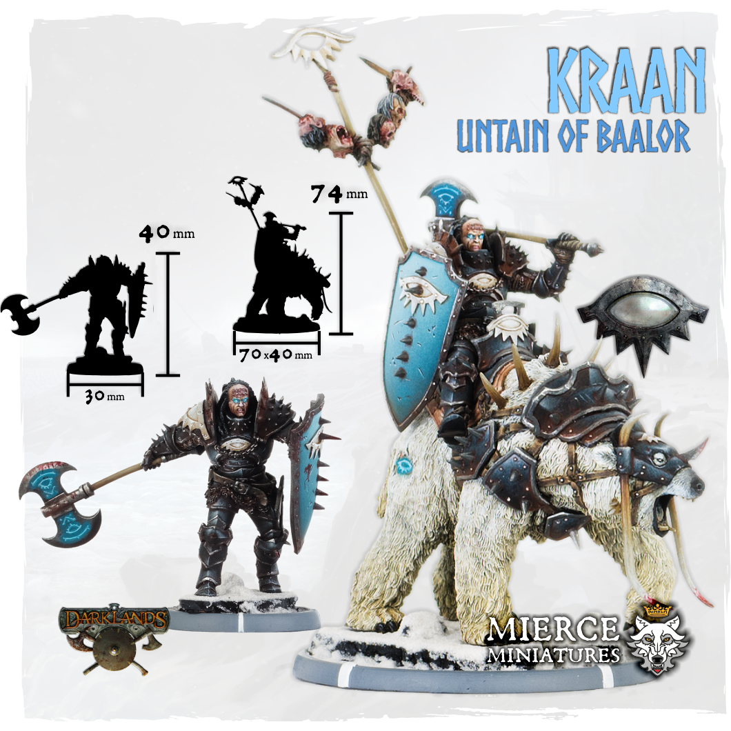Kraan, Untain of Baalor on Foot and on Bear
