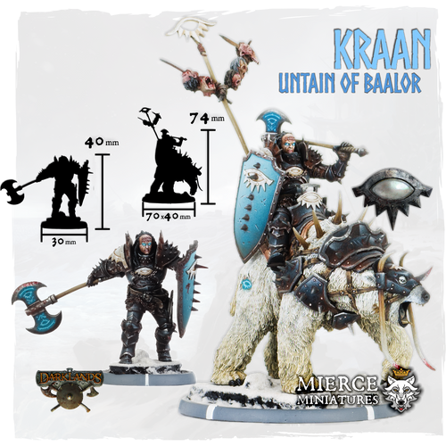 Kraan, Untain of Baalor on Foot and on Bear